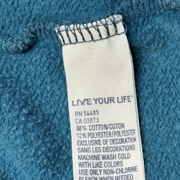 American Eagle Outfitters Hoodie Sweatshirt Womens Large 22.5x27 Prepcore - Picture 10 of 13